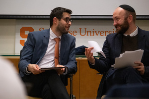 Syracuse University’s Jewish-Muslim Dialogue Fellowship brought 10 Jewish and 10 Muslim students together for weekly interfaith discussions. 